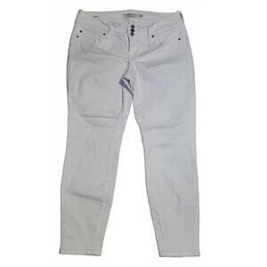 Torrid Off White Mid‎ Rise Stretch Cotton Blend Jegging Size 16R